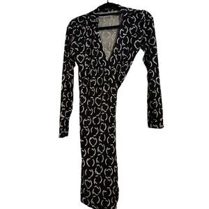 Quince 100% Silk Wrap Dress